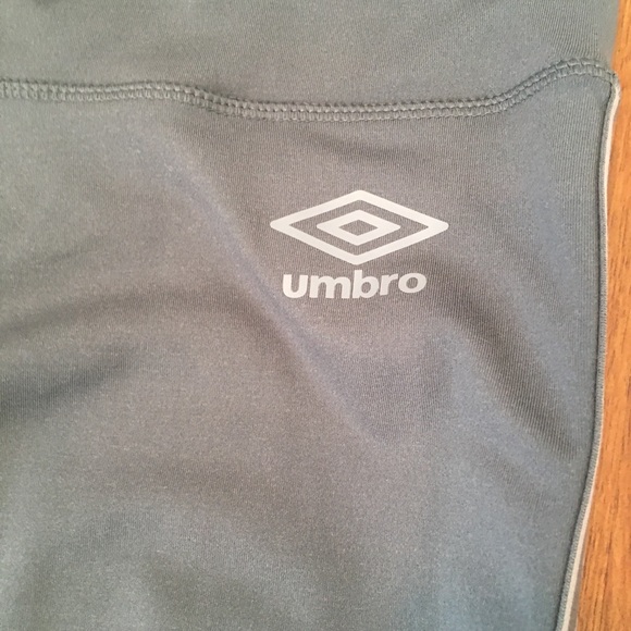 Umbro Logo Taped Mid-Rise Leggings Pants Stretchy - Picture 2 of 4